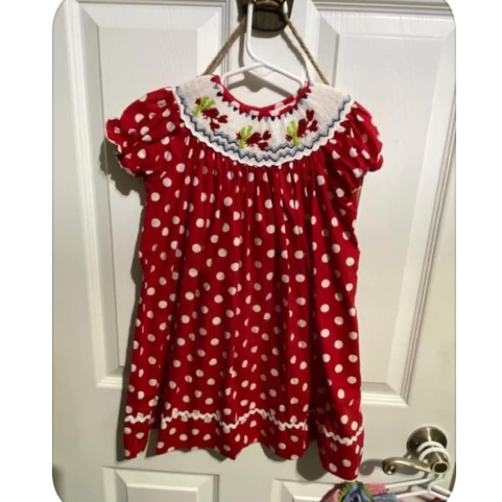 Smock Dress with Lobsters